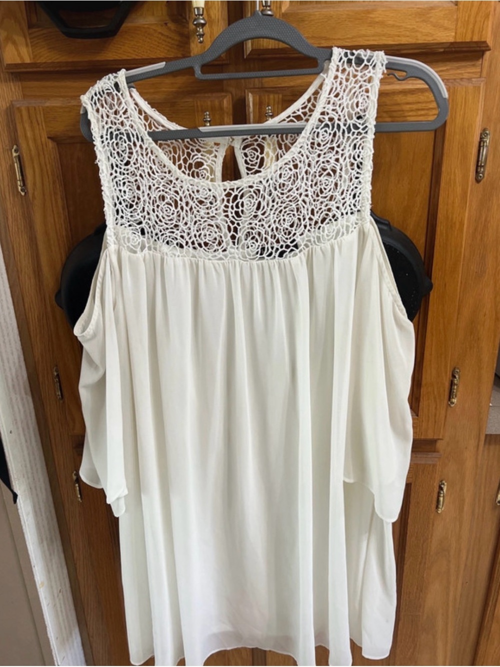 Heartsou Plus Size Dress. Off white. 1XL